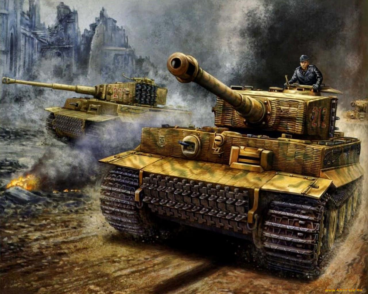 pzkpfw, vi, tiger, wittmann, , 